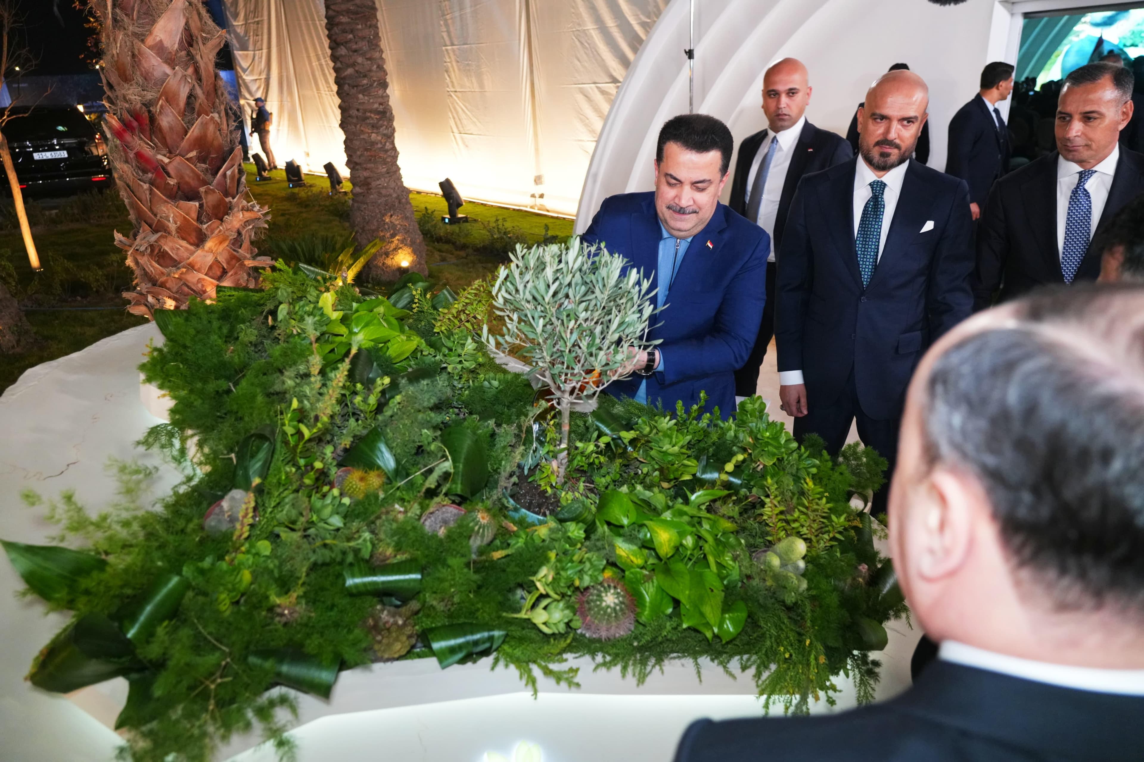 السوداني يطلق الأعمال التنفيذية لمشروع غابات بغداد المستدامة
