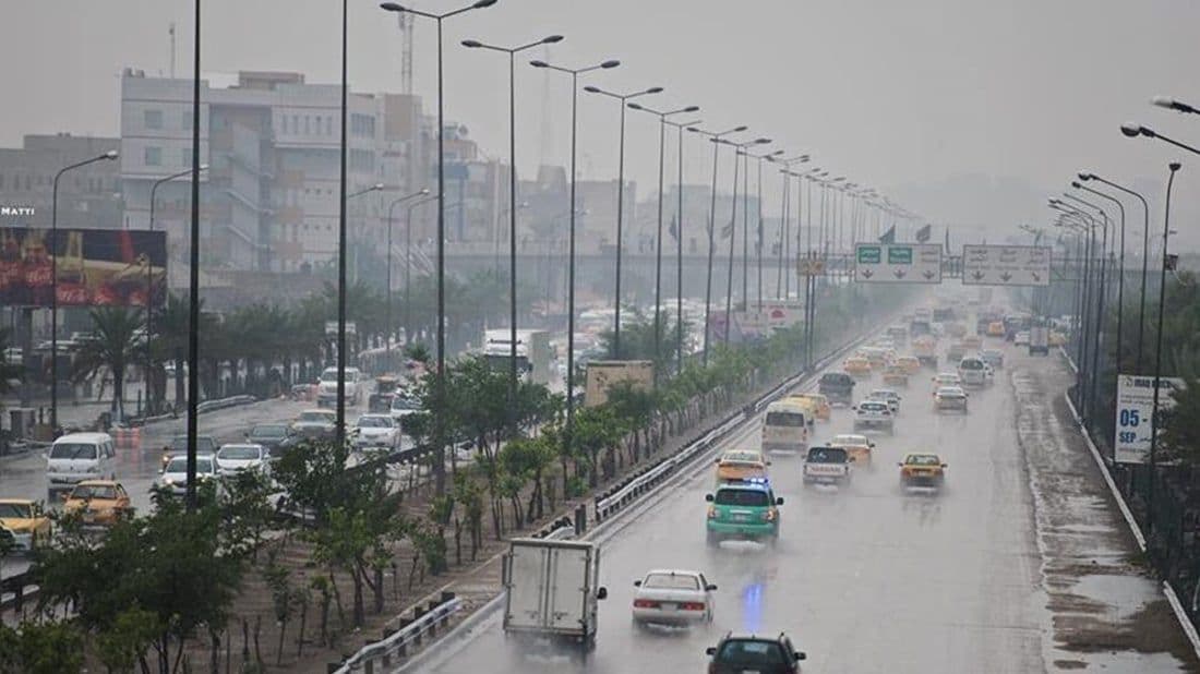 طقس العراق: أمطار رعدية وارتفاع بسيط بدرجات الحرارة