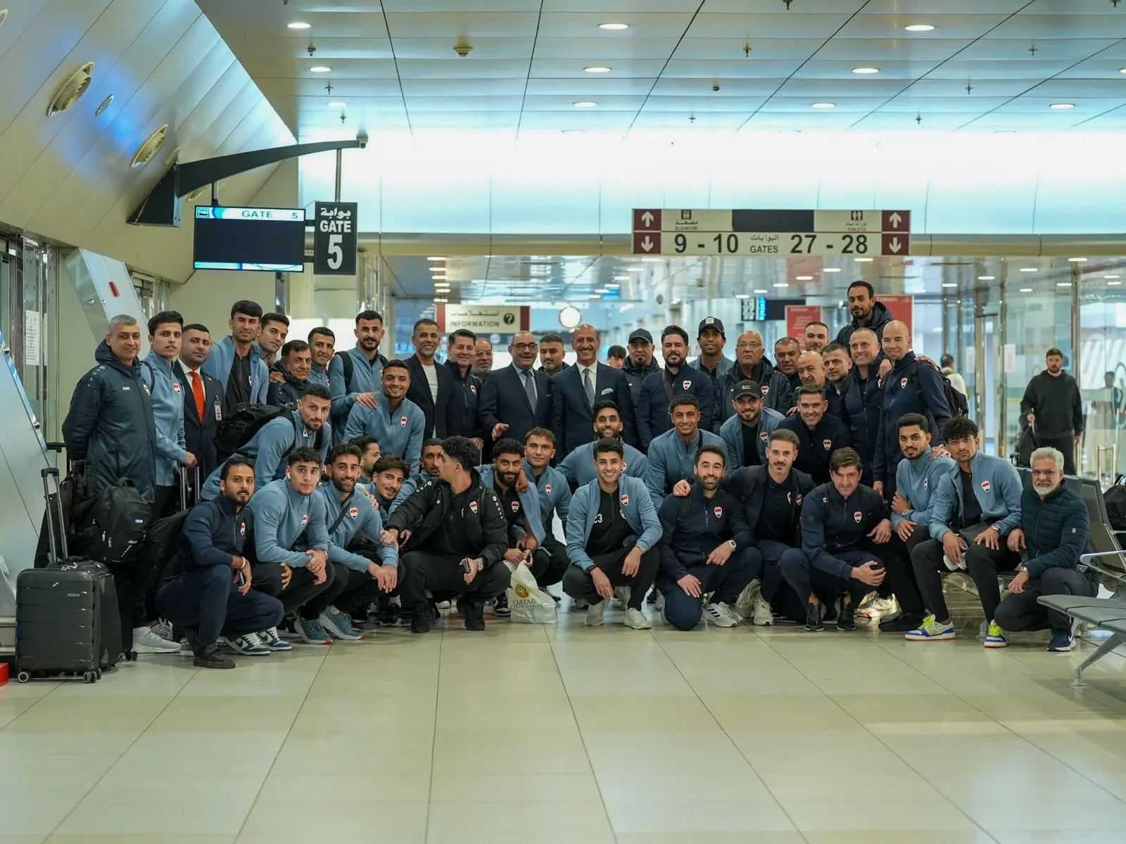 منتخبا الوطنيّ يصلُ إلى الكويت لخوضِ غمار خليجي 26