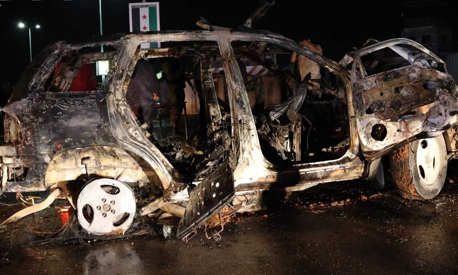 انفجار سيارة مفخخة وسط مدينة منبج بريف حلب الشرقي