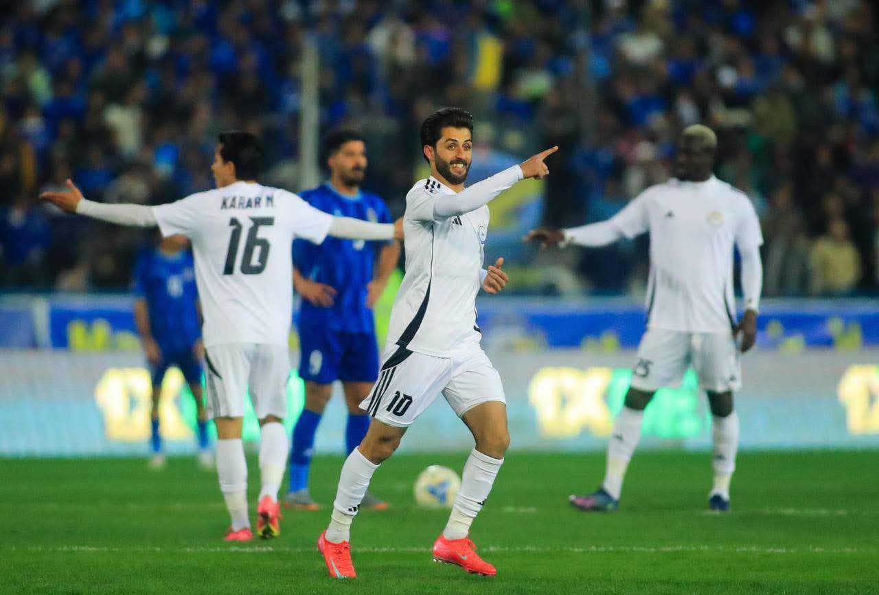 الزوراء يفوز على القوة الجوية بثلاثة أهداف مقابل هدف في دوري نجوم العراق