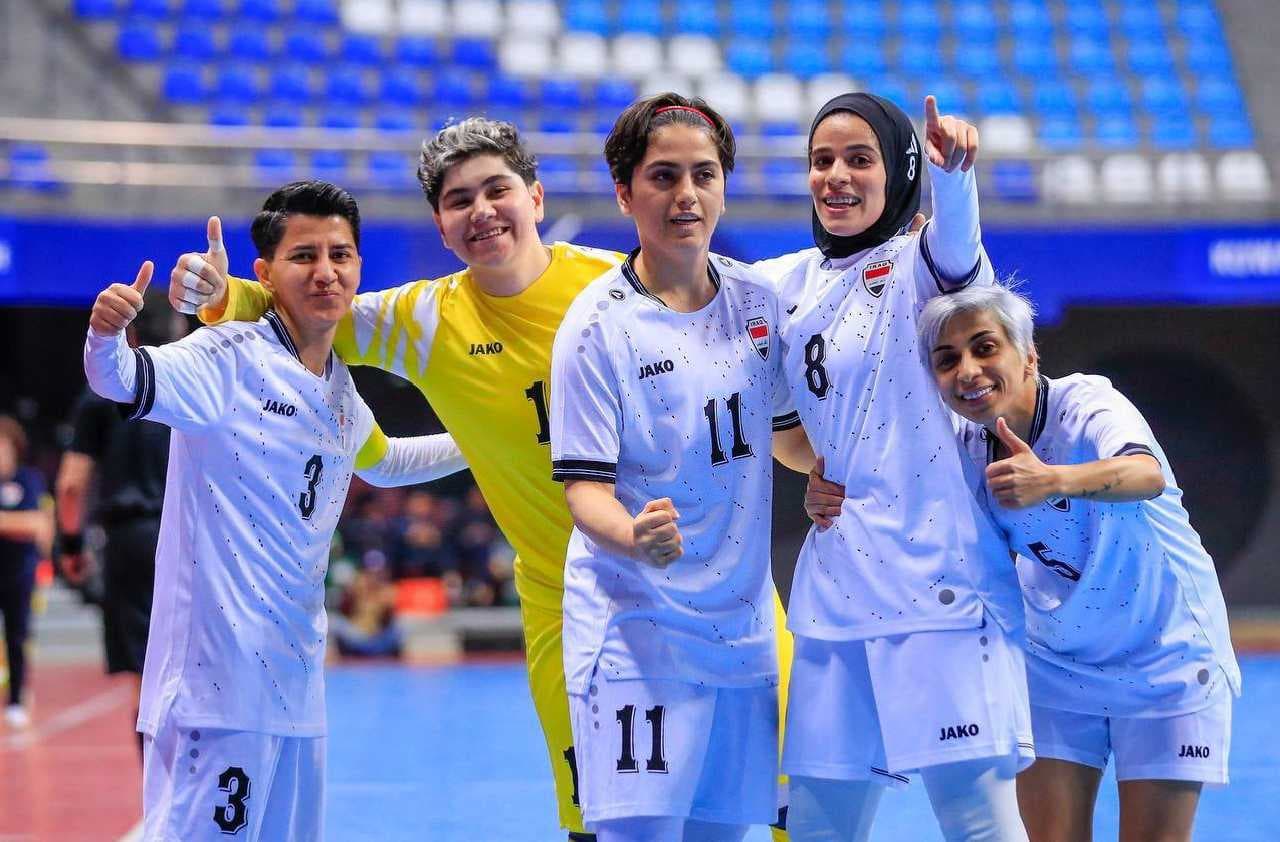 منتخب سيدات العراق لكرة الصالات يفوز على نظيره الكويتي تجريبياً