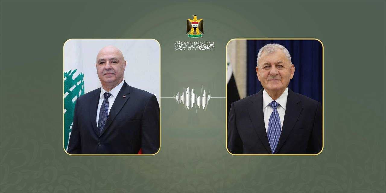 رئيس الجمهورية يهنئ العماد جوزيف عون بمناسبة انتخابه رئيسا للجمهورية اللبنانية