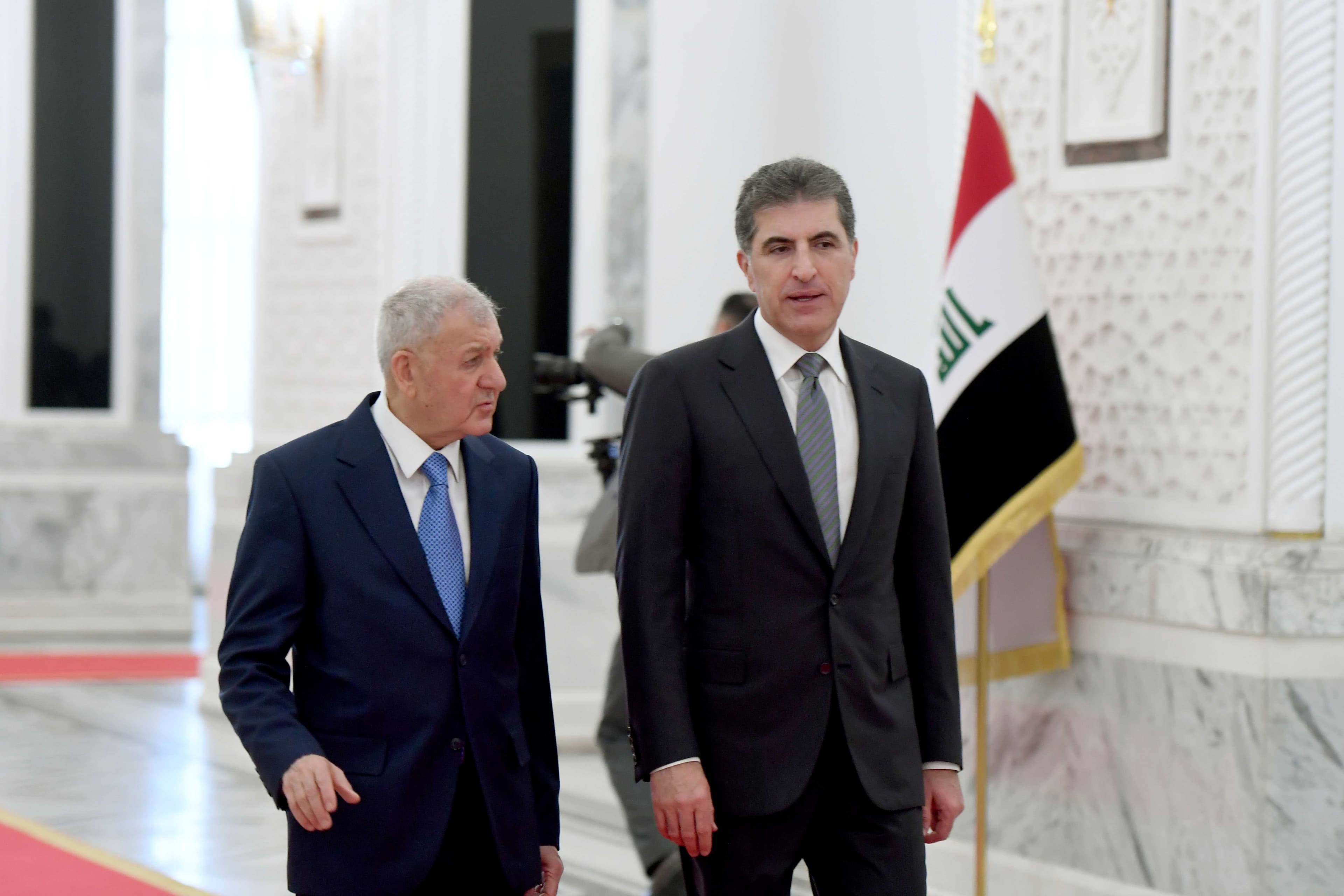 رئيس الجمهورية يستقبل رئيس إقليم كردستان ويبحث المشتركات