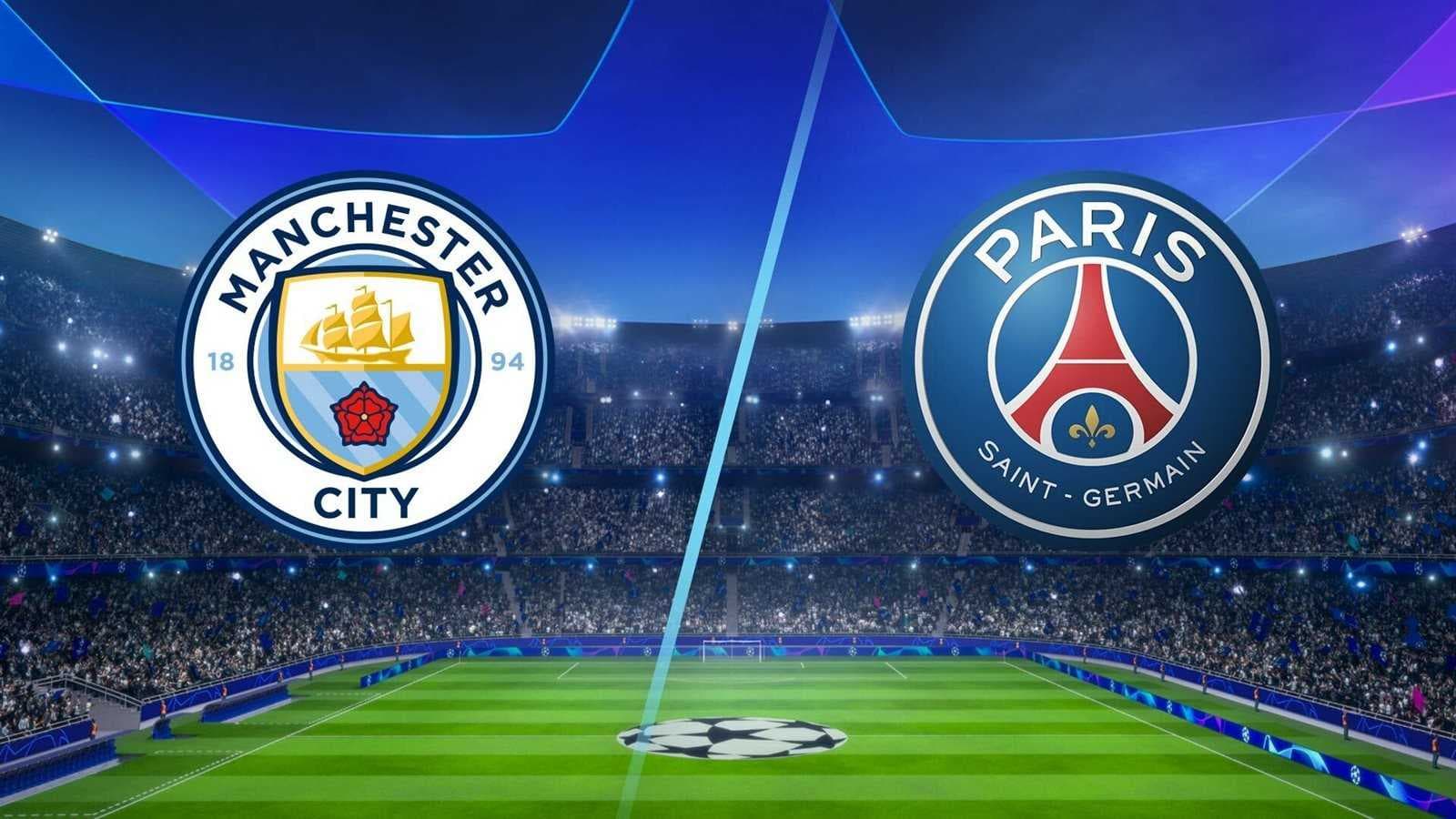 قمة كروية بين باريس سان جيرمان ومانشستر سيتي اليوم 11مساءً في دوري أبطال أوروبا
