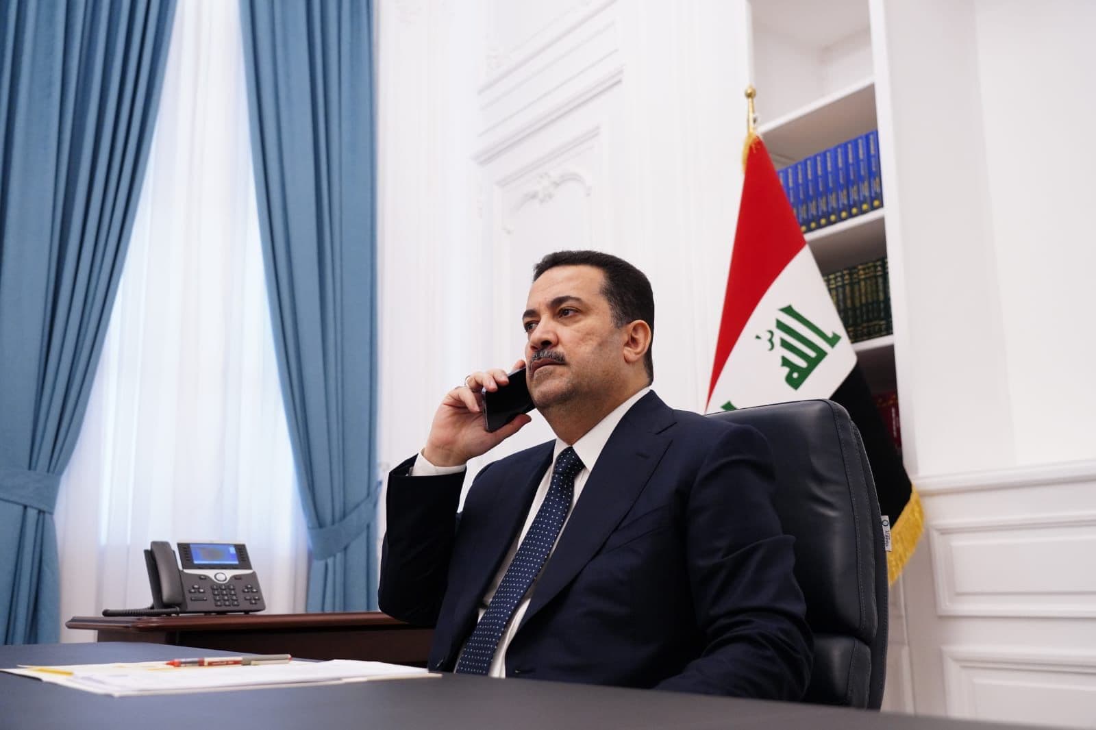 السوداني يجري اتصالاً هاتفياً مع الطبيب العراقي الذي تطوع لعلاج الجرحى في غزّة