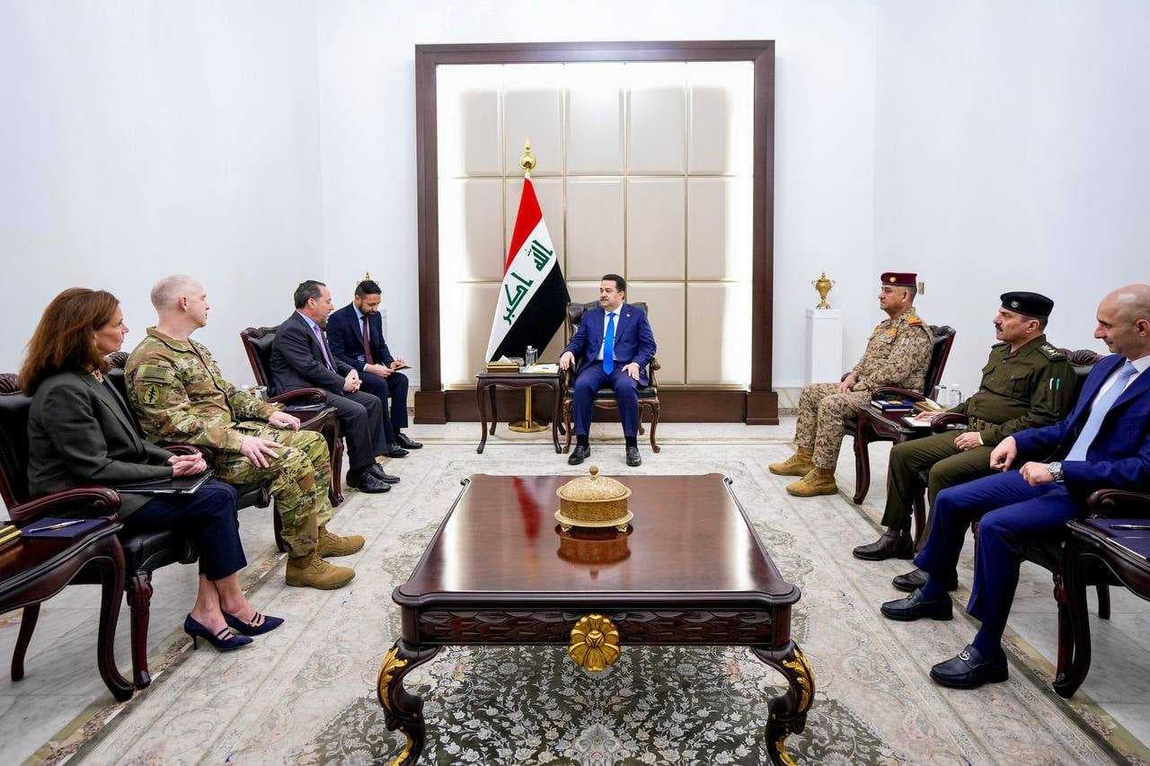 السوداني يستقبل قائد التحالف الدولي لمكافحة داعش ويستعرض التعاون الأمني