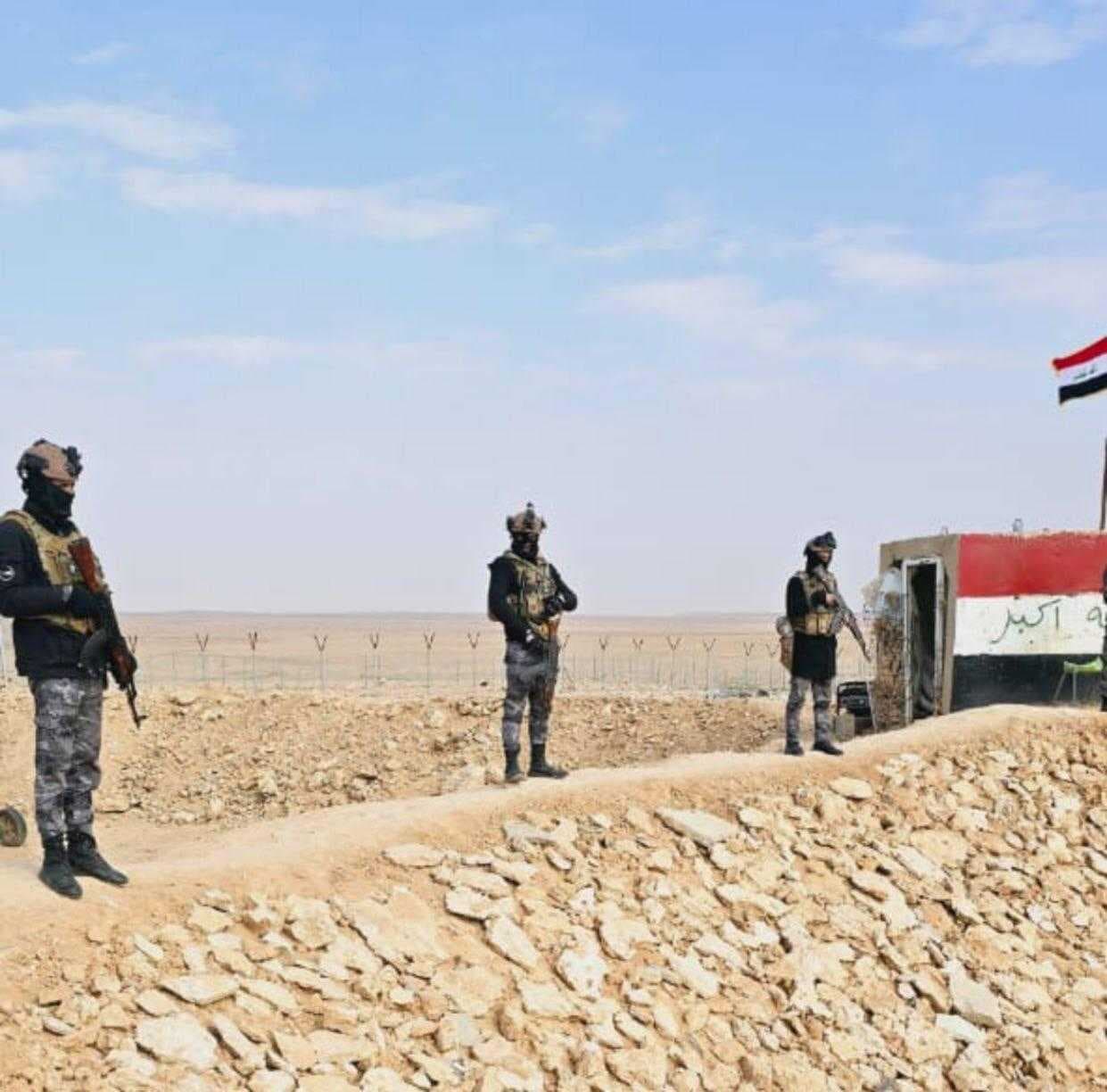 انتشار امني عراقي على الحدود السورية