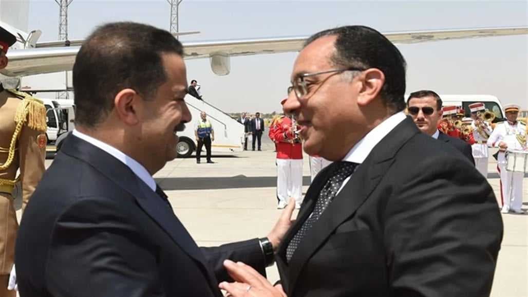 رئيس الوزراء المصري مصطفى مدبولي يصل إلى العاصمة بغداد