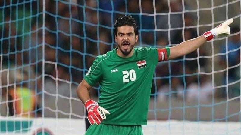 نور صبري يعلن جاهزيته لحراسة مرمى المنتخب العراقي للأساطير