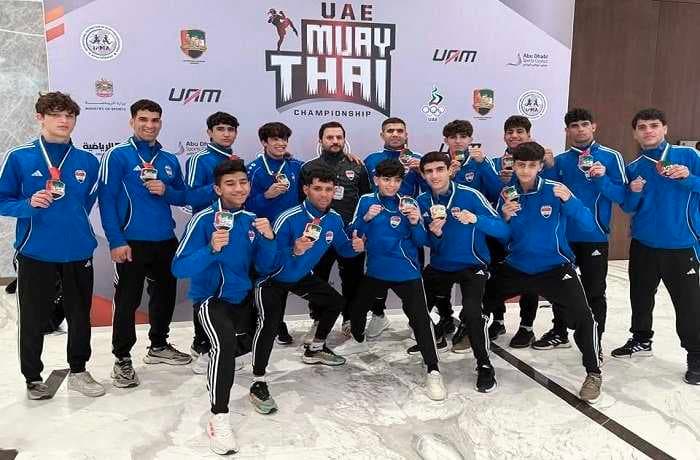 منتخب المواي تاي يحرز 14 وساماً في بطولة الإمارات الدولية