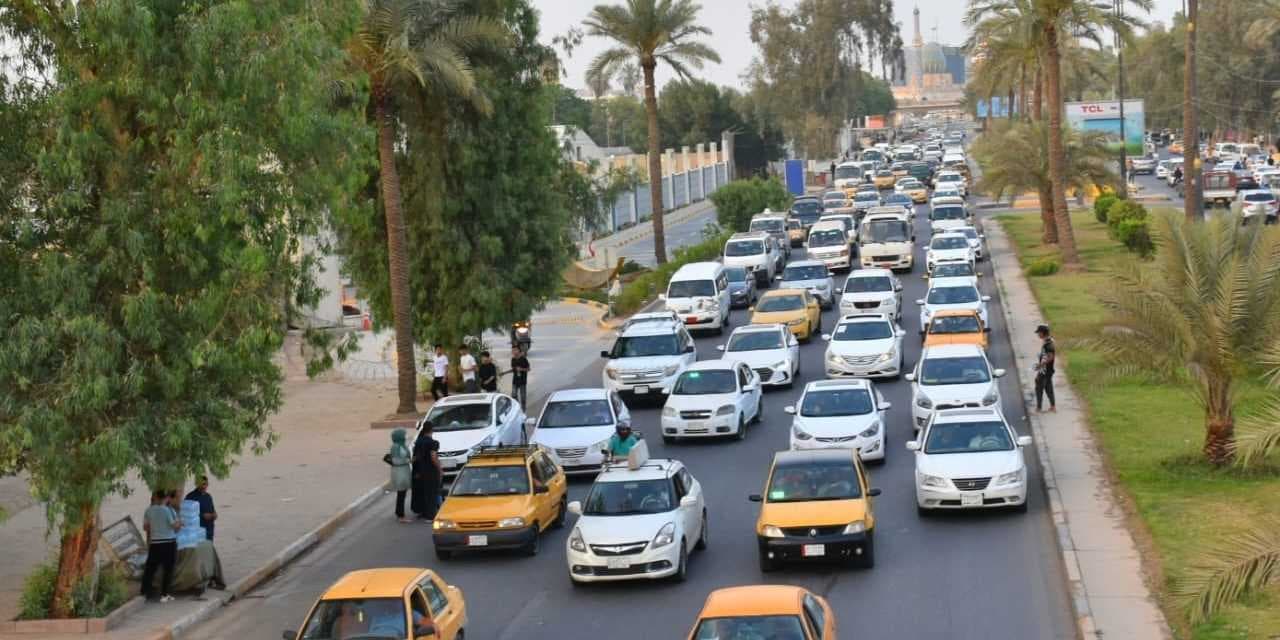 الموقف المروري في بغداد اليوم الثلاثاء