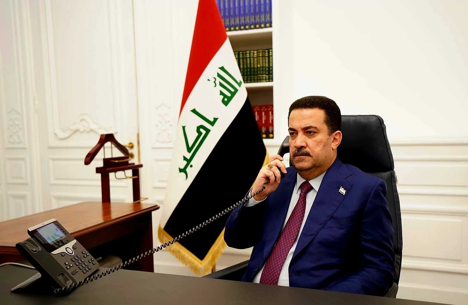 رئيس الوزراء يتلقى اتصالاً هاتفياً من وزير الدفاع الأمريكي