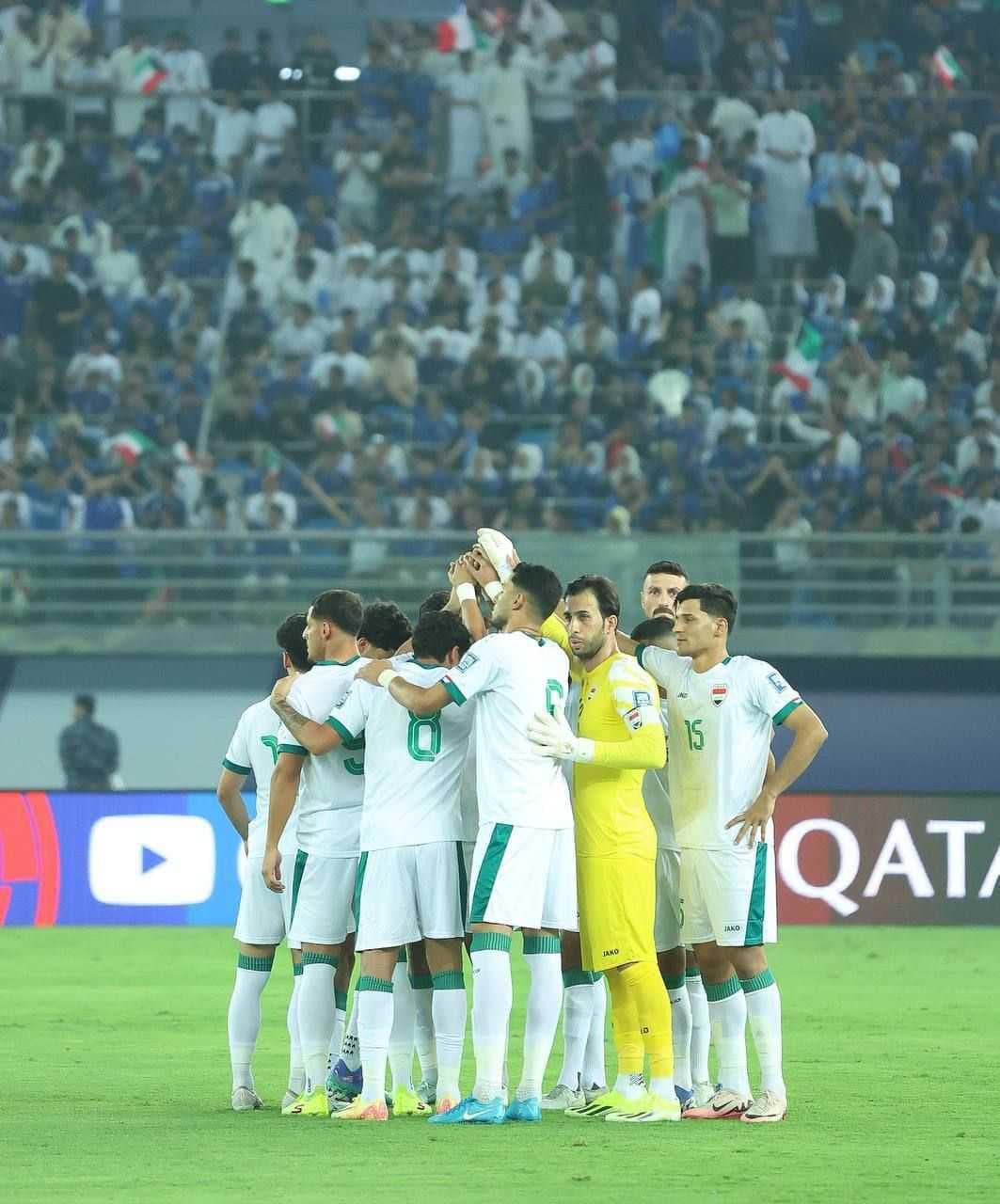 التعادل الإيجابي يحسم مواجهة العراق والكويت في تصفيات المونديال