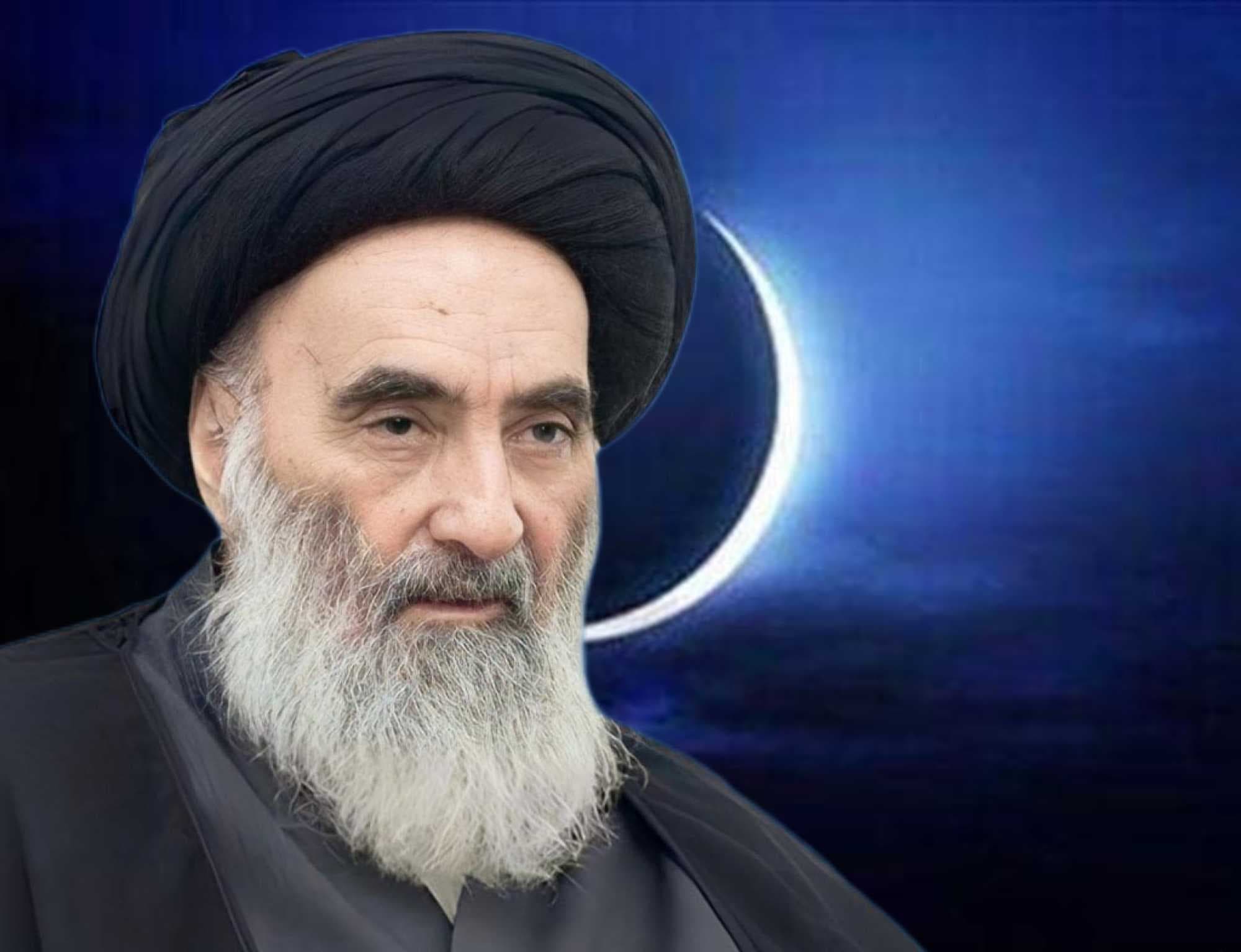 السيد السيستاني: غدًا الاثنين أول أيام عيد الفطر المبارك
