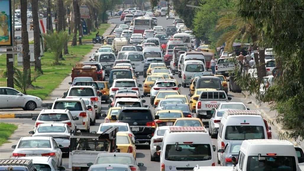 خارطة بازدحامات بغداد لهذا اليوم