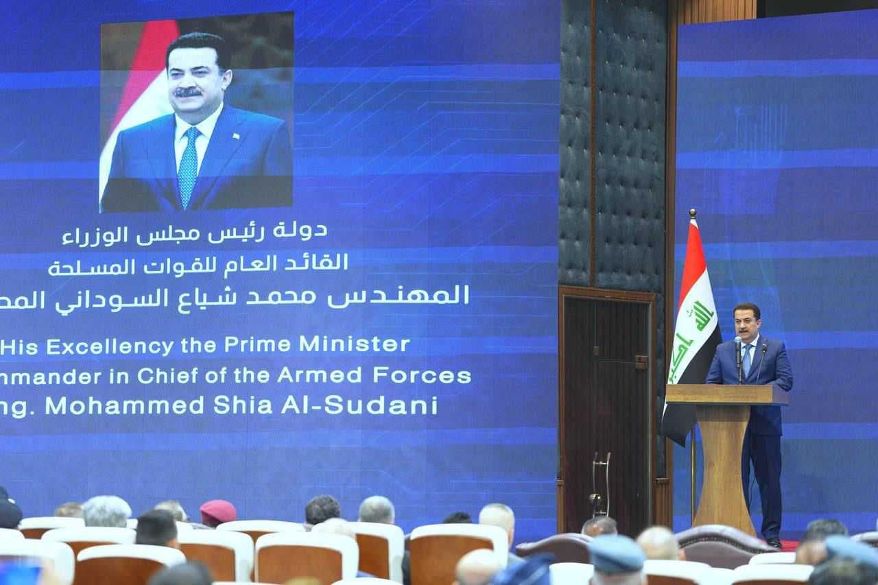 كلمة السوداني خلال افتتاحه لمعرض الامن والدفاع