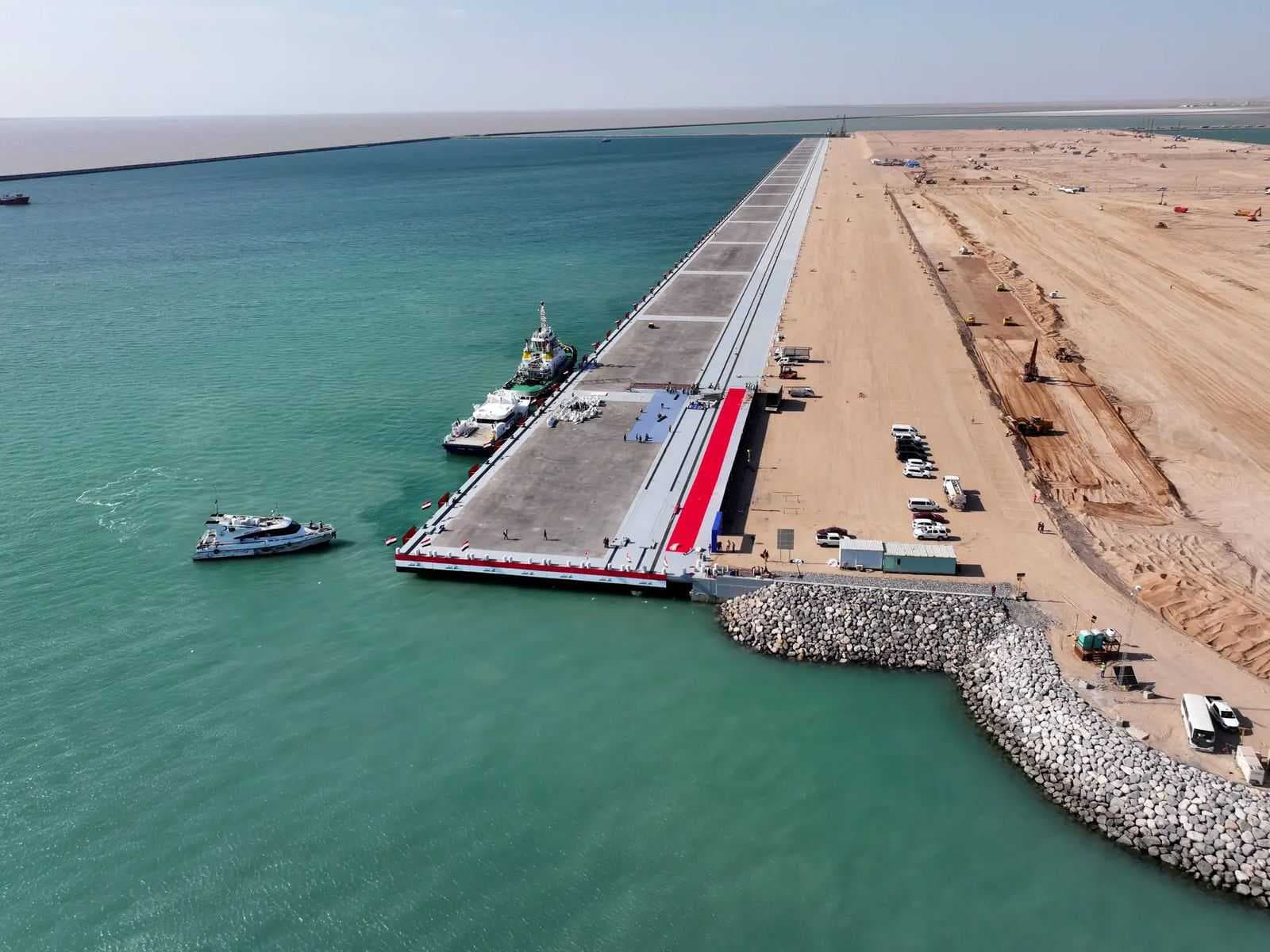 الموانئ العراقية: مشاريع ميناء الفاو الكبير ستُنجز نهاية العام الجاري