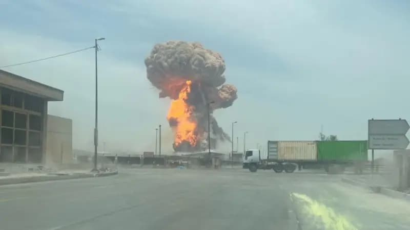 العراق يعزي إيران بضحايا انفجار ميناء شهيد رجائي