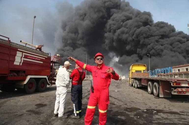 الطوارئ الإيرانية: ارتفاع حصيلة ضحايا انفجار بندر عباس إلى 18 شخصا