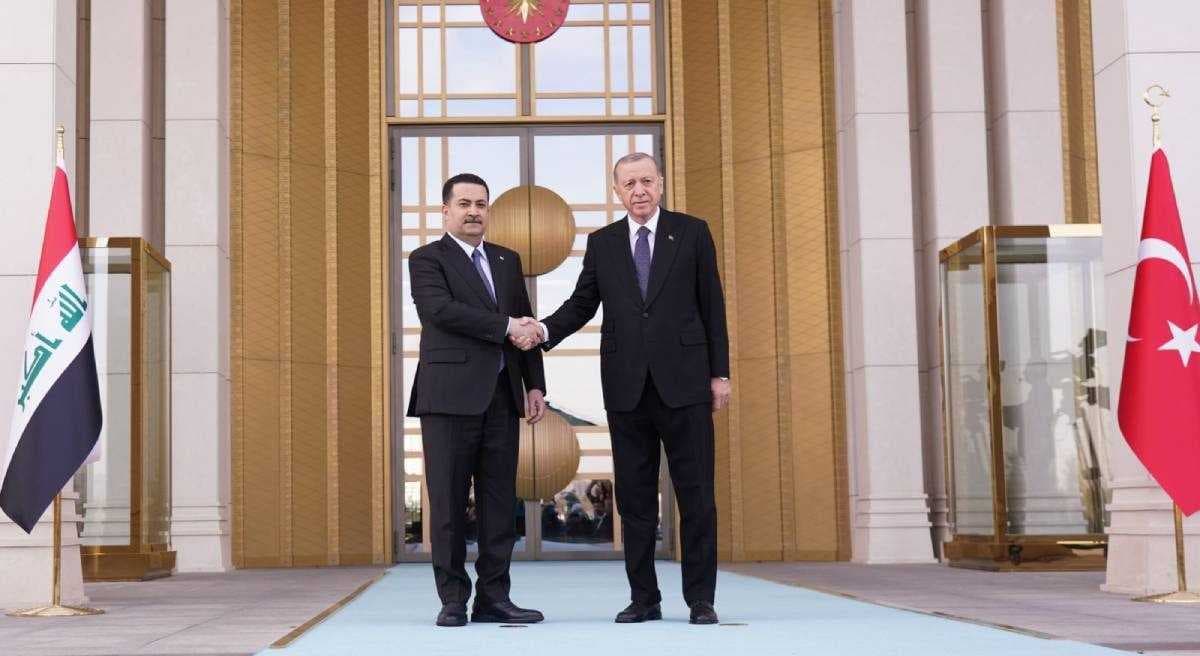 ضمن مراسم رسمية أردوغان يستقبل السوداني في أنقرة