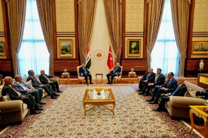 السوداني وأردوغان يرعيان مراسم التوقيع على 10 مذكرات تفاهم بين العراق وتركيا