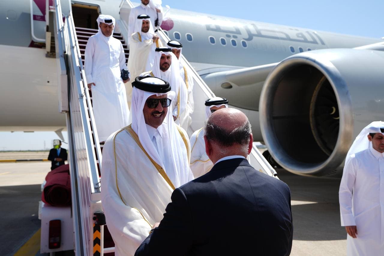 أمير قطر تميم بن حمد آل ثاني: نعبر عن تقديرنا العالي لاستضافة العراق للقمة العربية