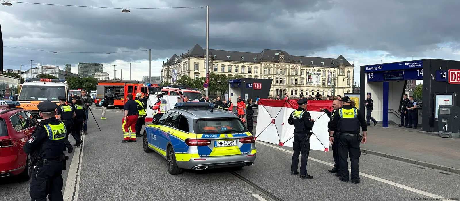 ألمانيا: إصابة 12 شخصا بهجوم بسكين داخل محطة القطارات في هامبورغ