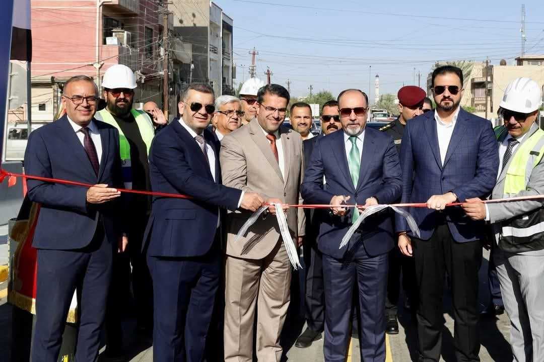 بالصور.. افتتاح مجسر الشهيد أبو بكر السامرائي بعد إعادة تأهيله
