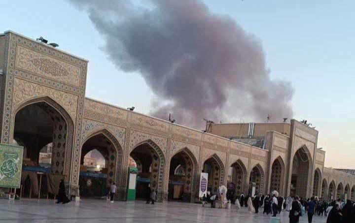 مرقد الإمام الرضا عليه السلام في أمان تام