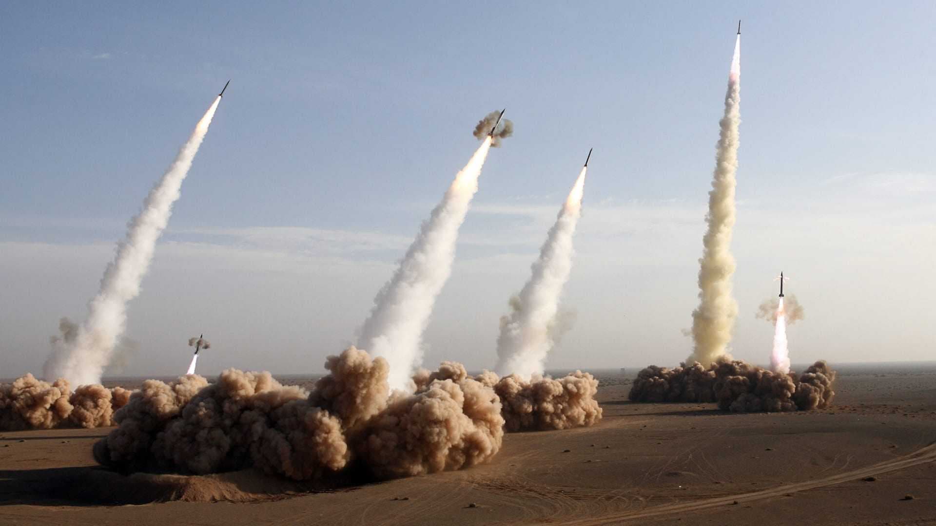 إطلاق دفعة جديدة من الصواريخ الإيرانية نحو الأراضي المحتلة
