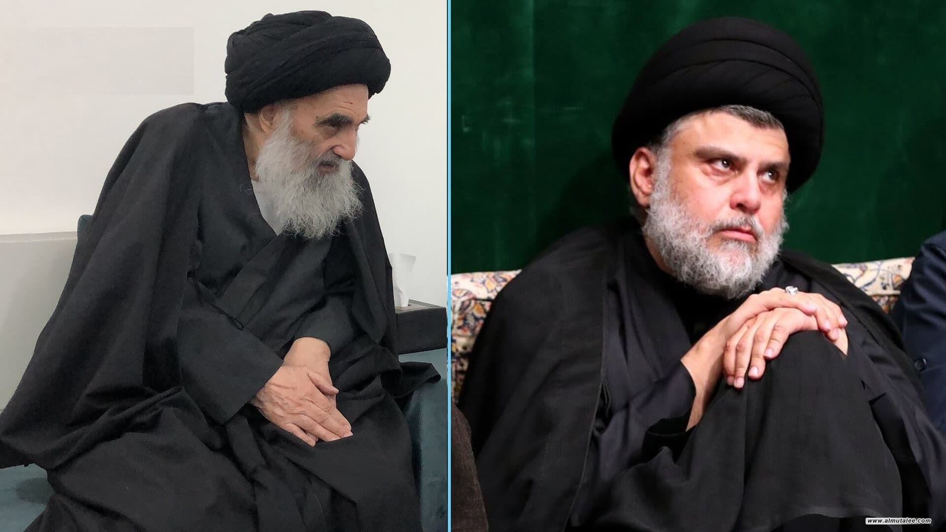 الصدر يزور السيد السيستاني في النجف الأشرف