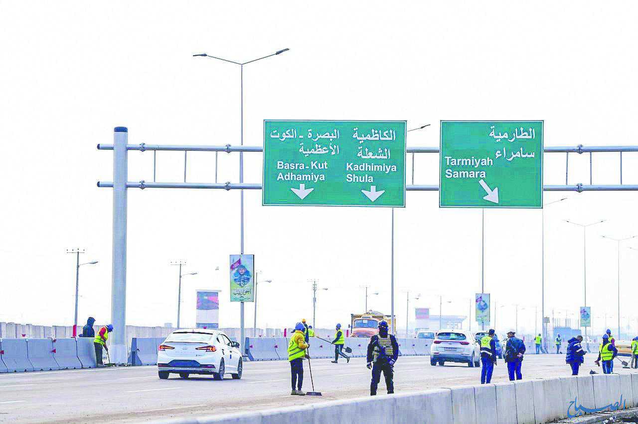الطرق والجسور: انسيابية عالية بمشاريع مداخل بغداد بعد إزالة جميع المعوقات