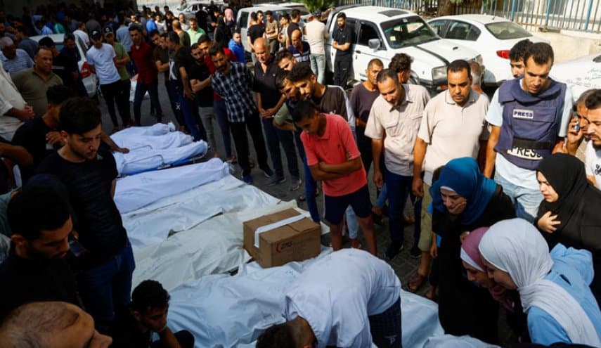استشهاد 43 فلسطينيا في قصف صهيوني على غزة