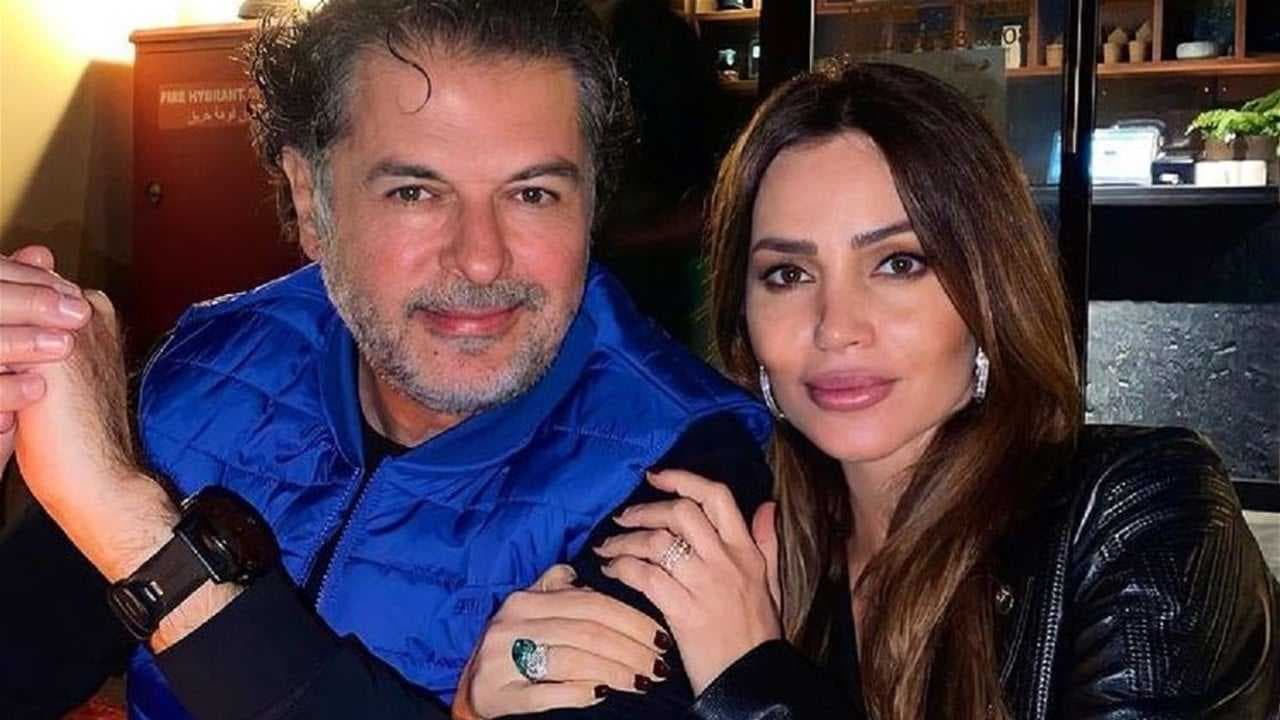 زوجة راغب علامة ترد على شائعة انفصالهما