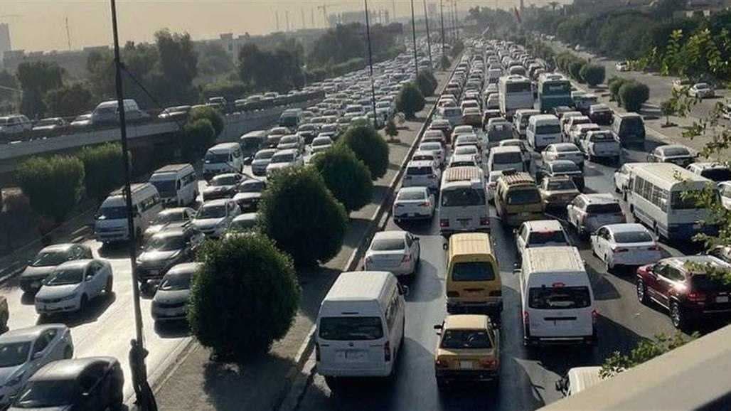 زحام مروري خانق يسيطر على معظم شوارع بغداد