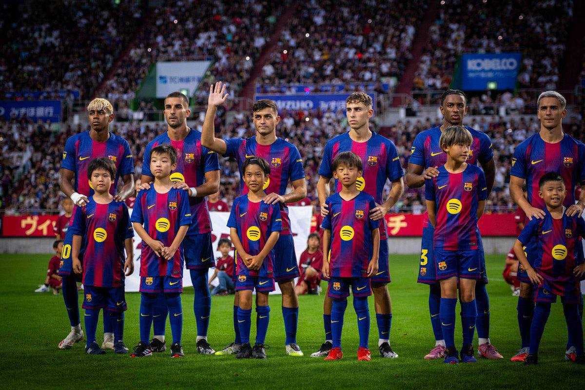 برشلونة يمطر شباك كومو بخماسية ويتوج بكأس خوان غامبر