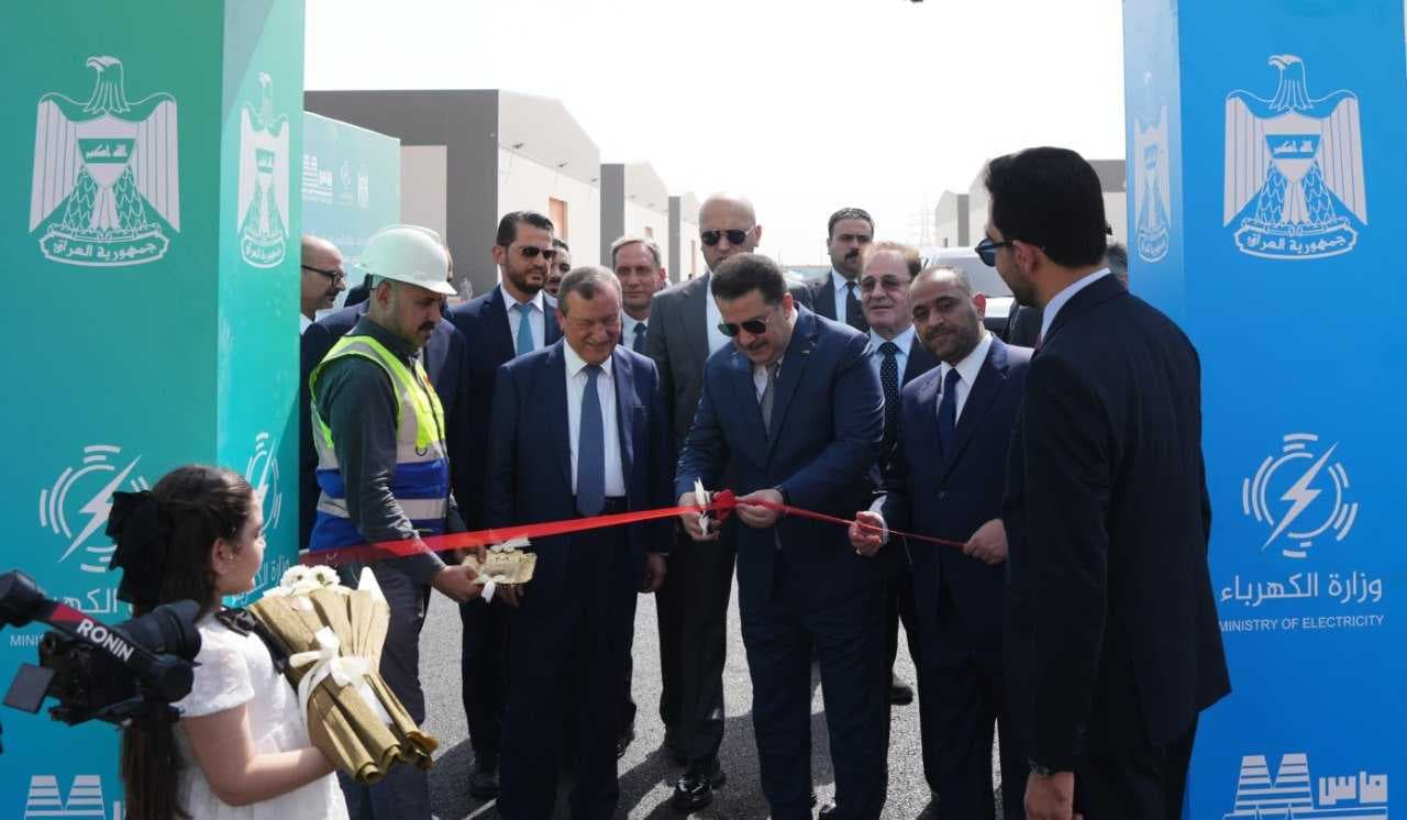 السوداني يفتتح وحدة التوسعة الجديدة لمحطة بسماية الغازية