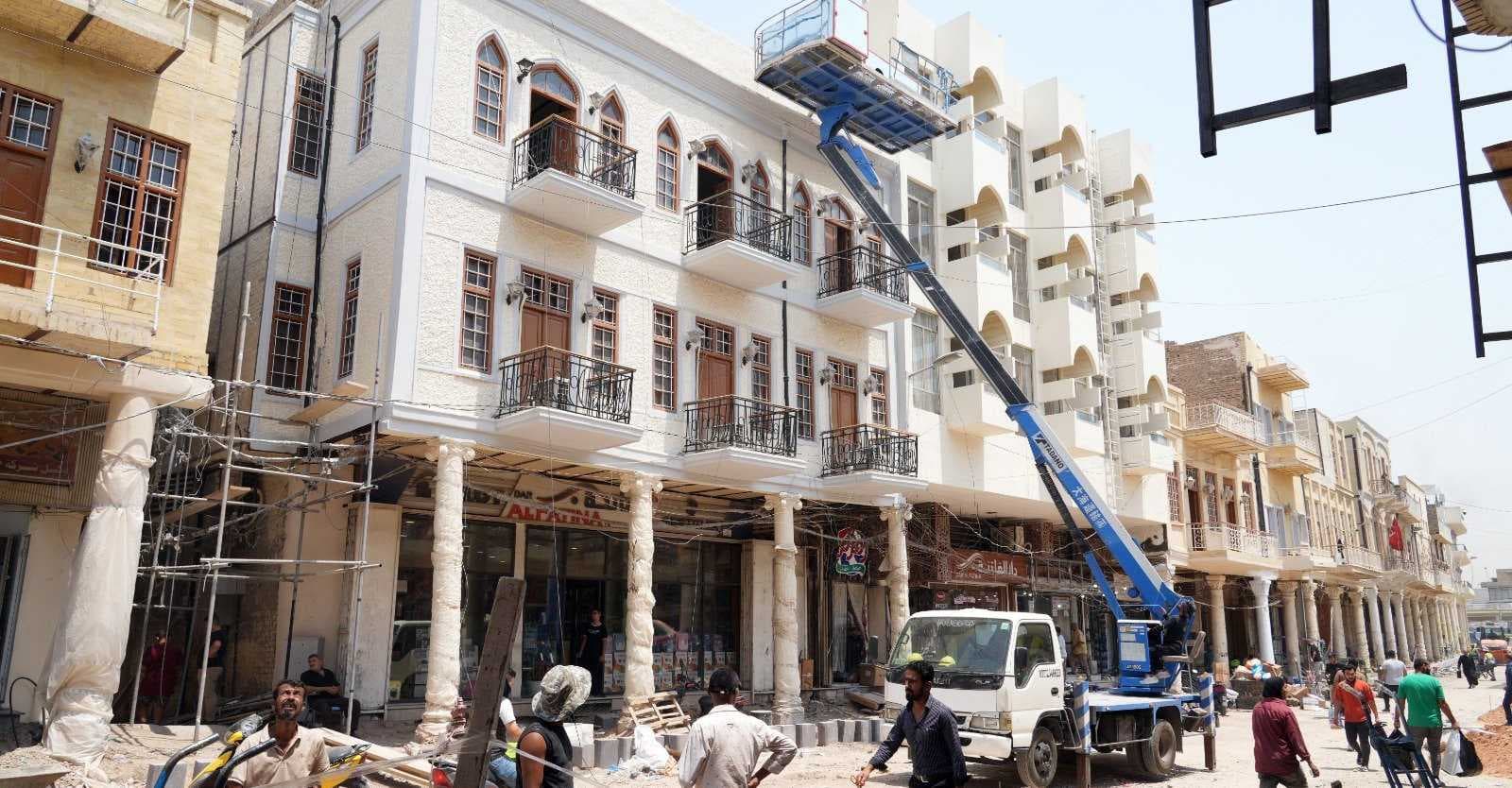 التواصل الحكومي: تأهيل شارع الرشيد سيكتمل في أيلول المقبل
