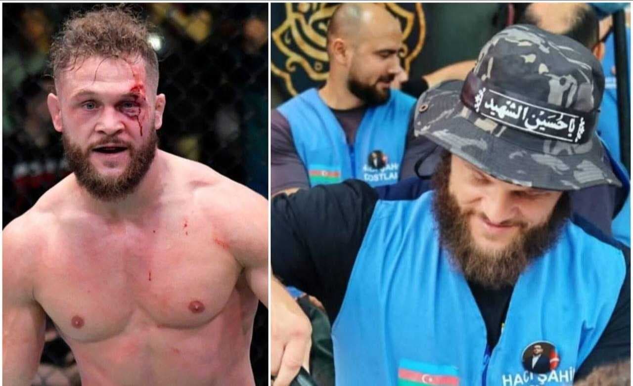 بطل UFC الأذربيجاني فيزيف يخدم زوار الإمام الحسين (ع)