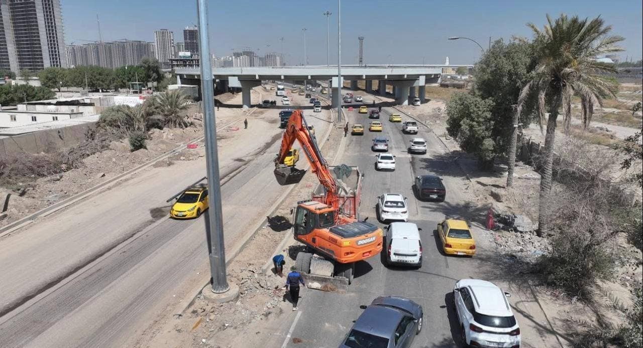 مديرية المرور العامة تعلن تحويلات مرورية بشارع مطار المثنى