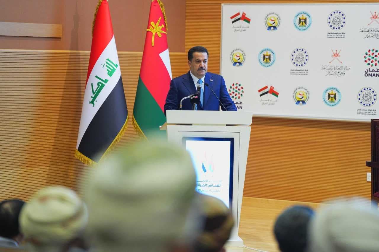 السوداني: 24 اتفاقية مع عمان تمثل خريطة طريق جديدة للاستثمار