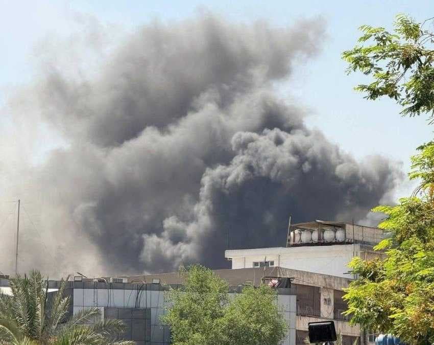 الكشف عن حصيلة الاصابات جراء حريق مجمع مشن في الكرادة