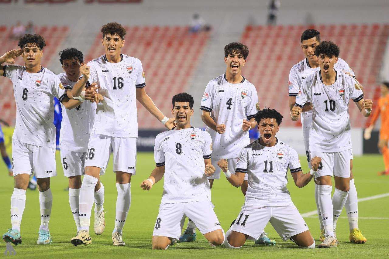 العراق يتغلب على البحرين في كأس الخليج للناشئين تحت 17 عام