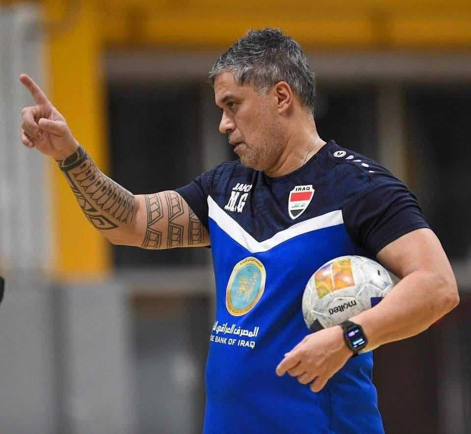 انهيار سقف قاعة يتسبب بوفاة مدرب العراق للصالات البرازيلي مارسيلو في العاصمة بغداد
