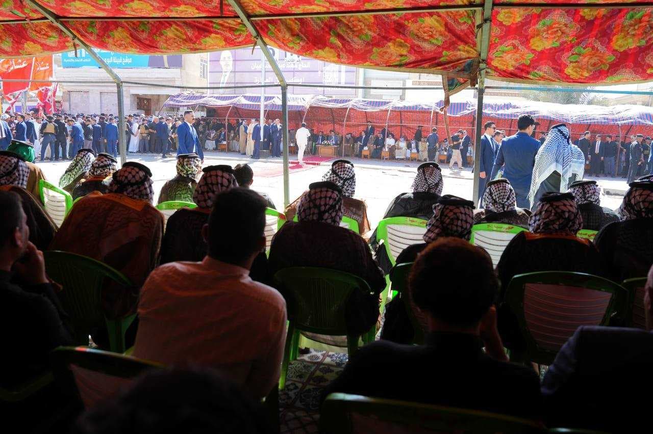 السوداني يلتقي مجموعة من عشائر ووجهاء ميسان