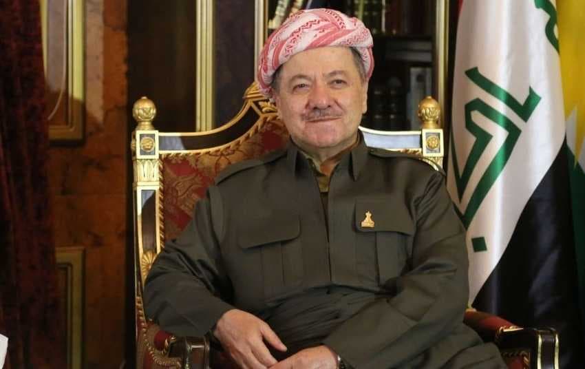 مسعود بارزاني يدلي بصوته في الانتخابات