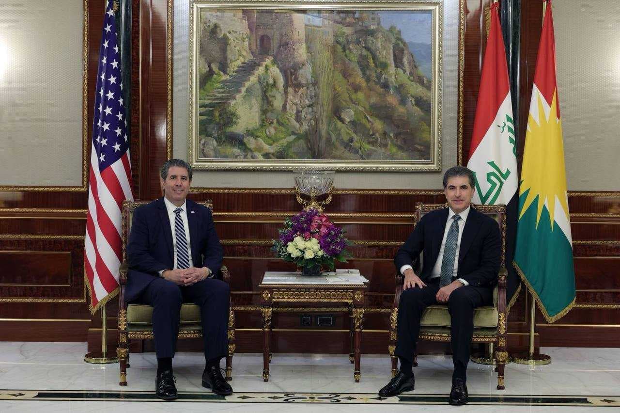نيجيرفان بارزاني يجتمع مع نائب وزير الخارجية الأمريكي