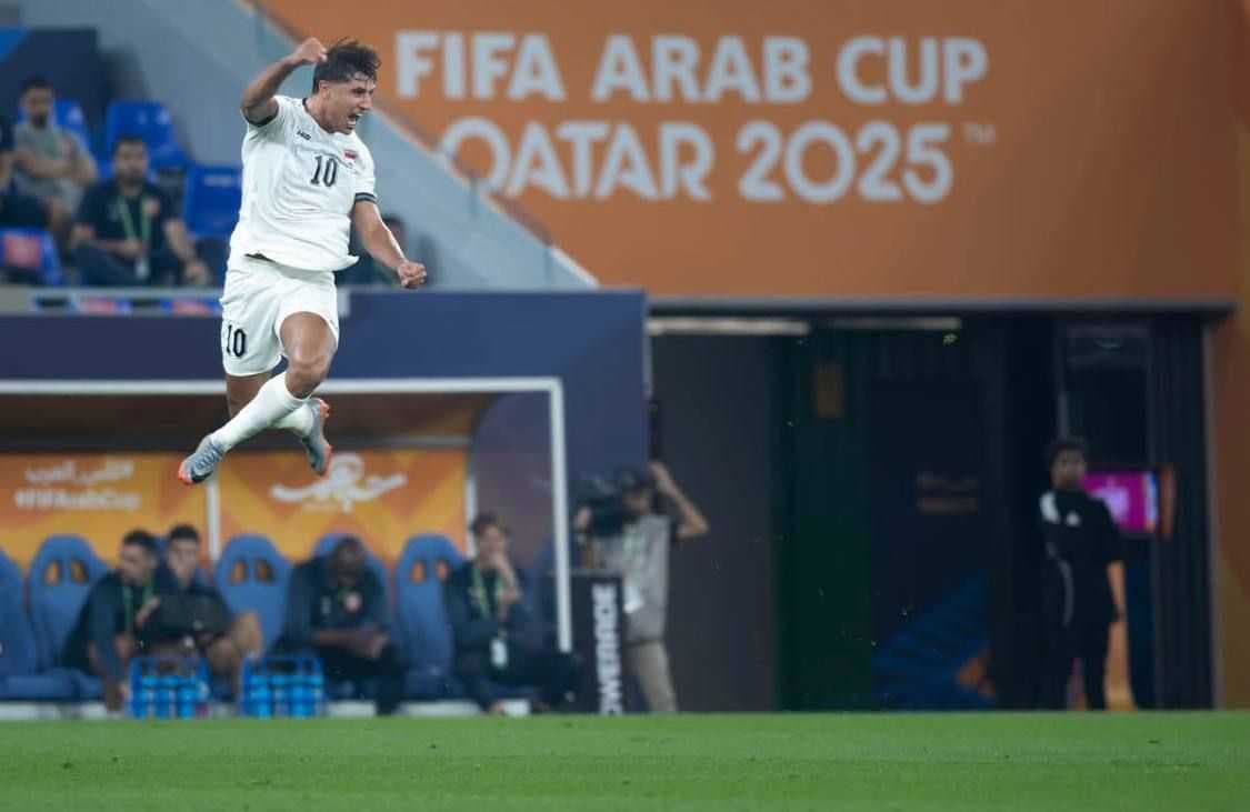 العراق يفوز على البحرين ويحصد 3 نقاط مهمة في بطولة كأس العرب