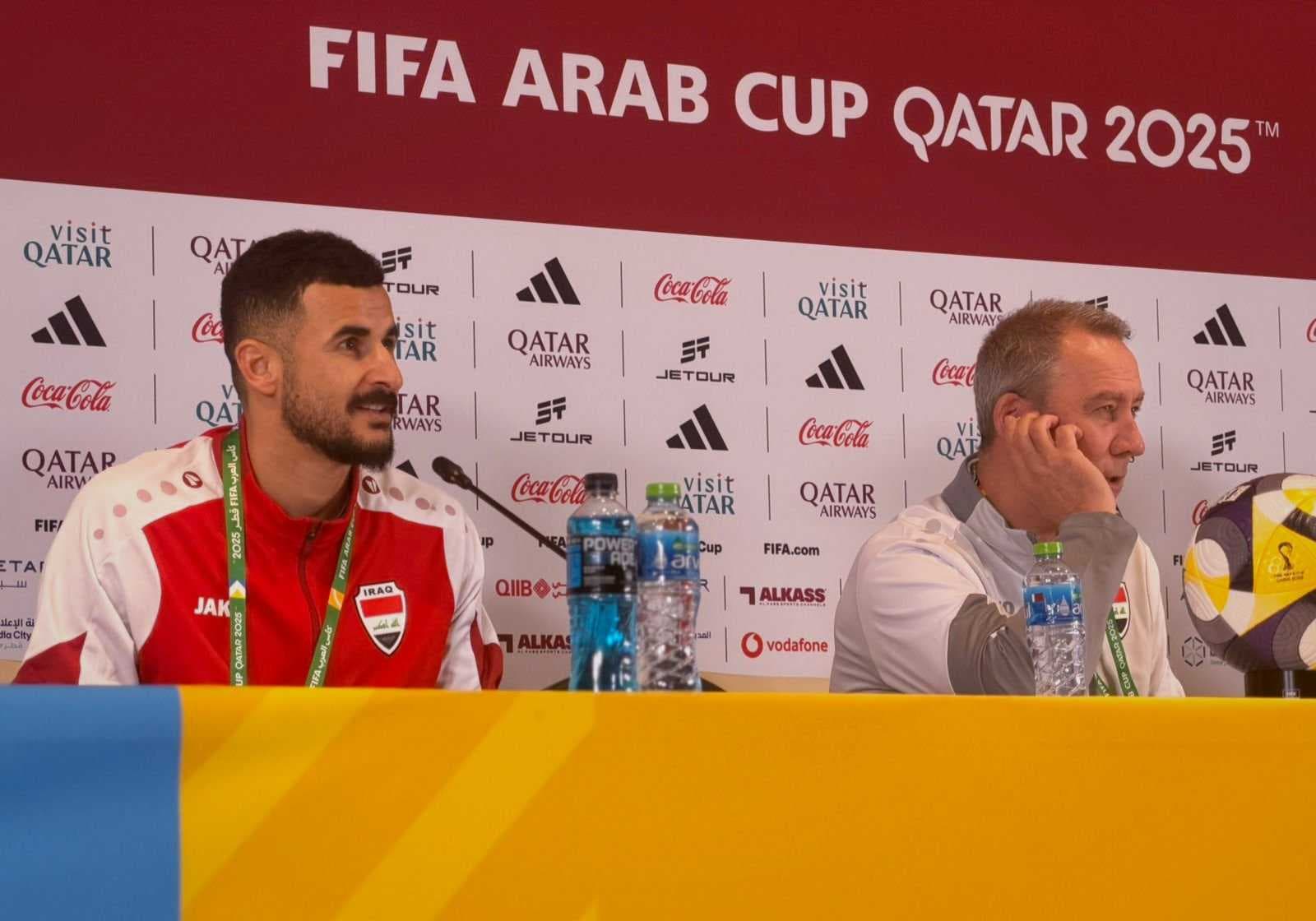 أيمن حسين: نتطلع إلى تقديم مستوى طيب أمام المنتخب السوداني